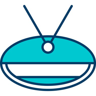 Anten. Web simgesi basit illüstrasyon