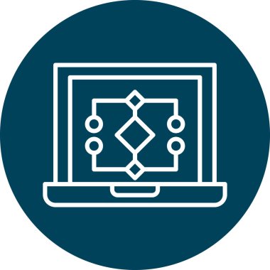 bilgisayar simgesi, vektör illüstrasyonu