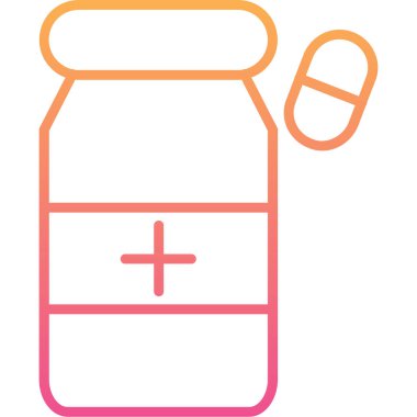 Hap. Web simgesi basit illüstrasyon