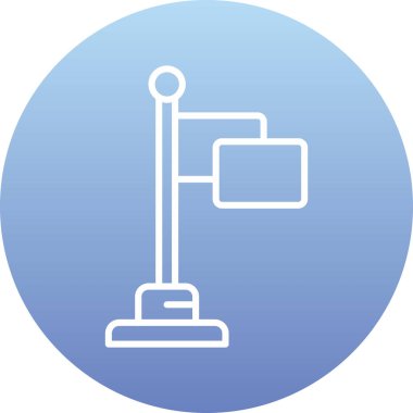 Lamba. Web simgesi vektör illüstrasyonu