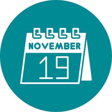 Kasım 'ın 17' si bir günlük takvimde, basit bir takvimdeki tarih simgesi