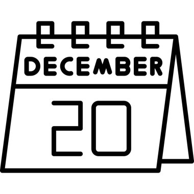 Takvim 10 Aralık simge tasarımı, takvim günü olay aralık tarihi ve kutlama tema vektör illüstrasyonuna sahiptir