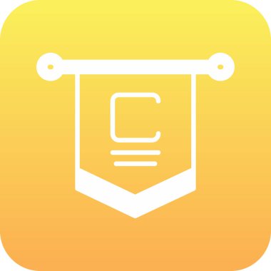 Modern simgenin vektör illüstrasyonu