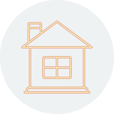 Ev simgesi vektör illüstrasyonu