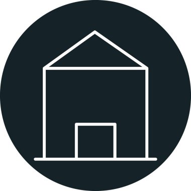 Modern çiftlik simgesinin vektör illüstrasyonu