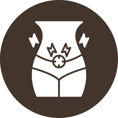 Kahve ikonlu kahve fincanı.