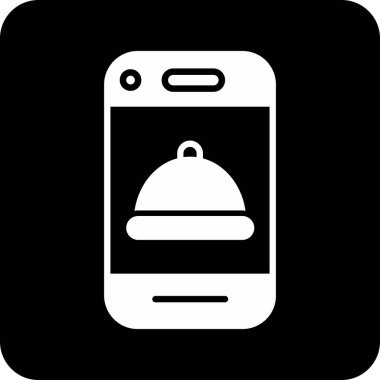 Seyyar yiyecek. Basit illüstrasyon