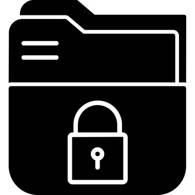 Kilit. Web simgesi basit illüstrasyon