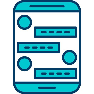 Cep telefonu. Basit resimleme