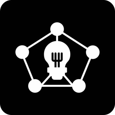 Modern simgenin vektör illüstrasyonu