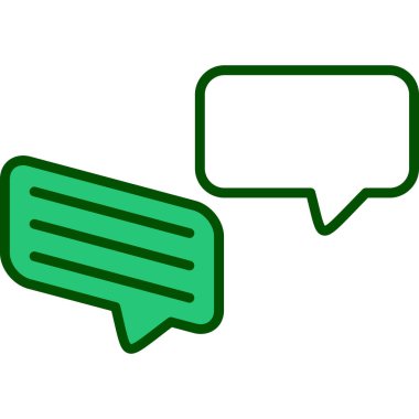 konuşma kabarcığı vektör çizimi