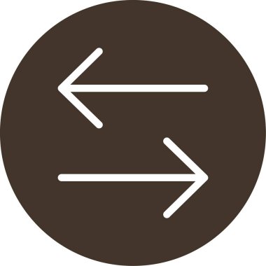 Ok. Web simgesi basit illüstrasyon