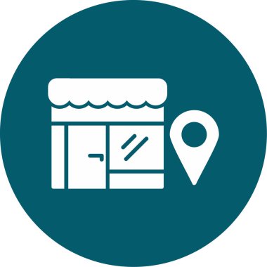 vektör haritası konum simgesi