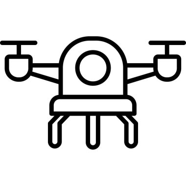 uydu simgesi vektör illüstrasyonu