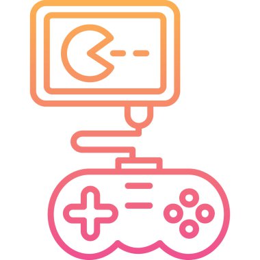 oyun simgesi vektör çizimi