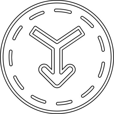 ok simgesi vektör illüstrasyonu