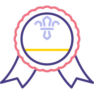 Fransa bayrağı, vektör illüstrasyonu, bağımsızlık gününe bağlı daire