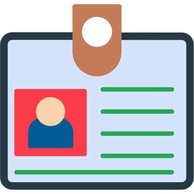 kimlik kartı simgesi