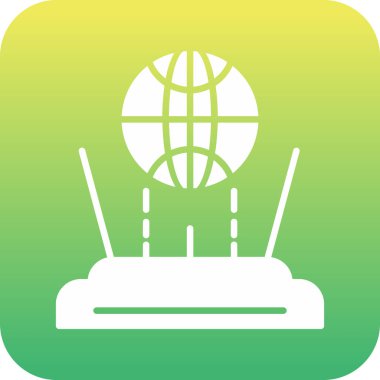 Eşsiz Uydu Vektör Satırı Simgesi