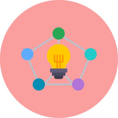 ampul simgesi, basit illüstrasyon