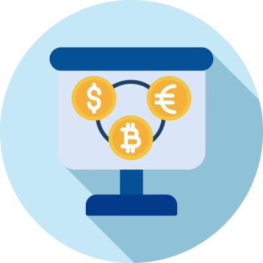 Bitcoin para birimi finans simgesi