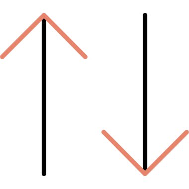 ok simgesi, vektör illüstrasyonu