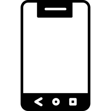 - Telefon. Web simgesi basit illüstrasyon