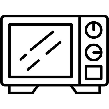 TV simgesi, vektör illüstrasyonu