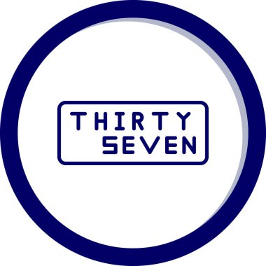 Dört numaralı simge. vektör illüstrasyonu.