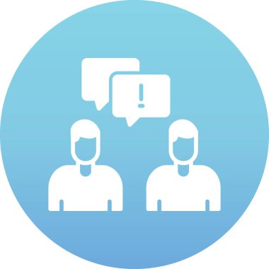 Web ve mobil için vektör sohbet simgesi