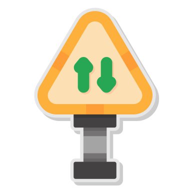 Trafik ışıkları simgesi beyaz arkaplanda izole edilmiş. ulaşım sembolü vektör çizimi.