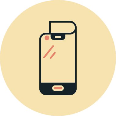 hareket eden telefon vektör çizim