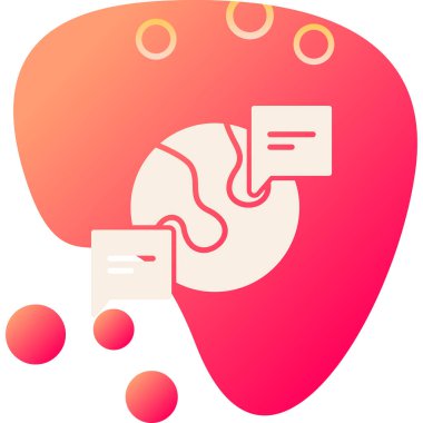 Bir beynin arka planının vektör çizimi