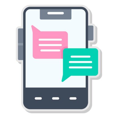 sohbet web simgesi basit tasarımı