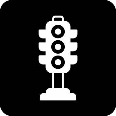 Moda Biçimli Mikrofon Simgesi İzole Arkaplan