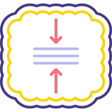 Oklar web simgesi, basit vektör illüstrasyonu