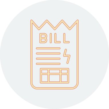 Modern simgenin vektör illüstrasyonu