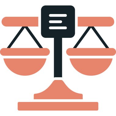 Mahkeme simge vektör çizim