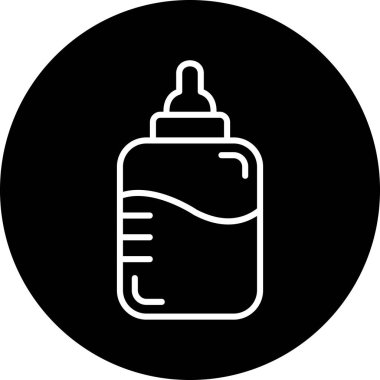 şişe simgesi vektör illüstrasyonu