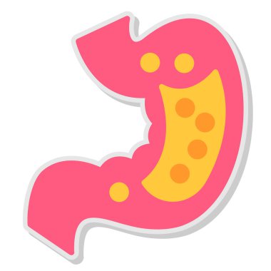 Midem. Web simgesi basit illüstrasyon