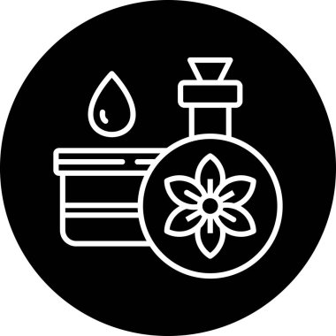 Çiçek. Web simgesi basit tasarım