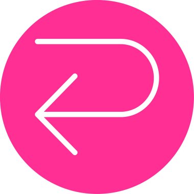 Ok. Web simgesi basit illüstrasyon