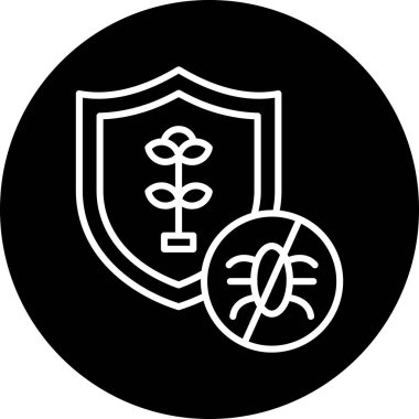 Koruma simgesi, basit vektör çizim