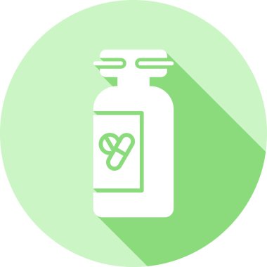 Bir ilaç simgesinin vektör illüstrasyonu