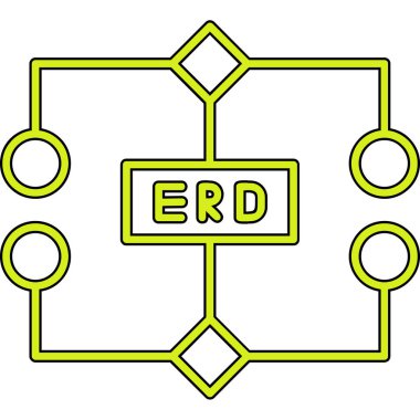 E harfinin vektör çizgisi