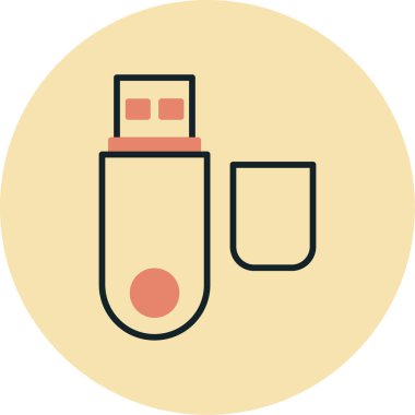 Bir test tüpünün vektör simgesi