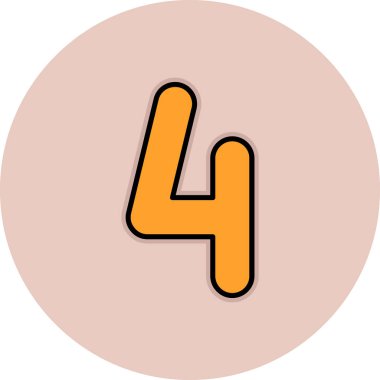 Modern bir simgenin vektör illüstrasyonu