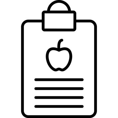 Kitap eğitimi okul simgesi ana hatları biçiminde