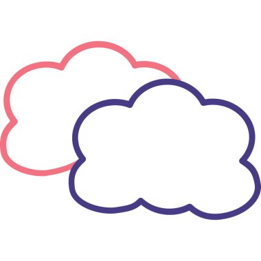 bulut web simgesi basit tasarım