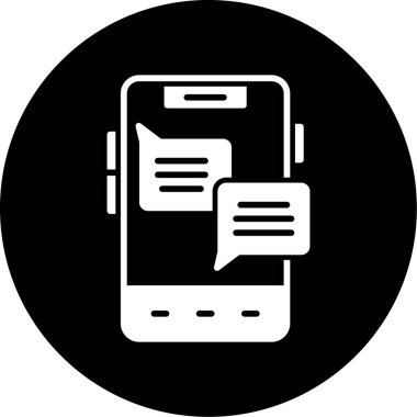 Modern b 'nin vektör illüstrasyonu telefon simgesinden yoksun